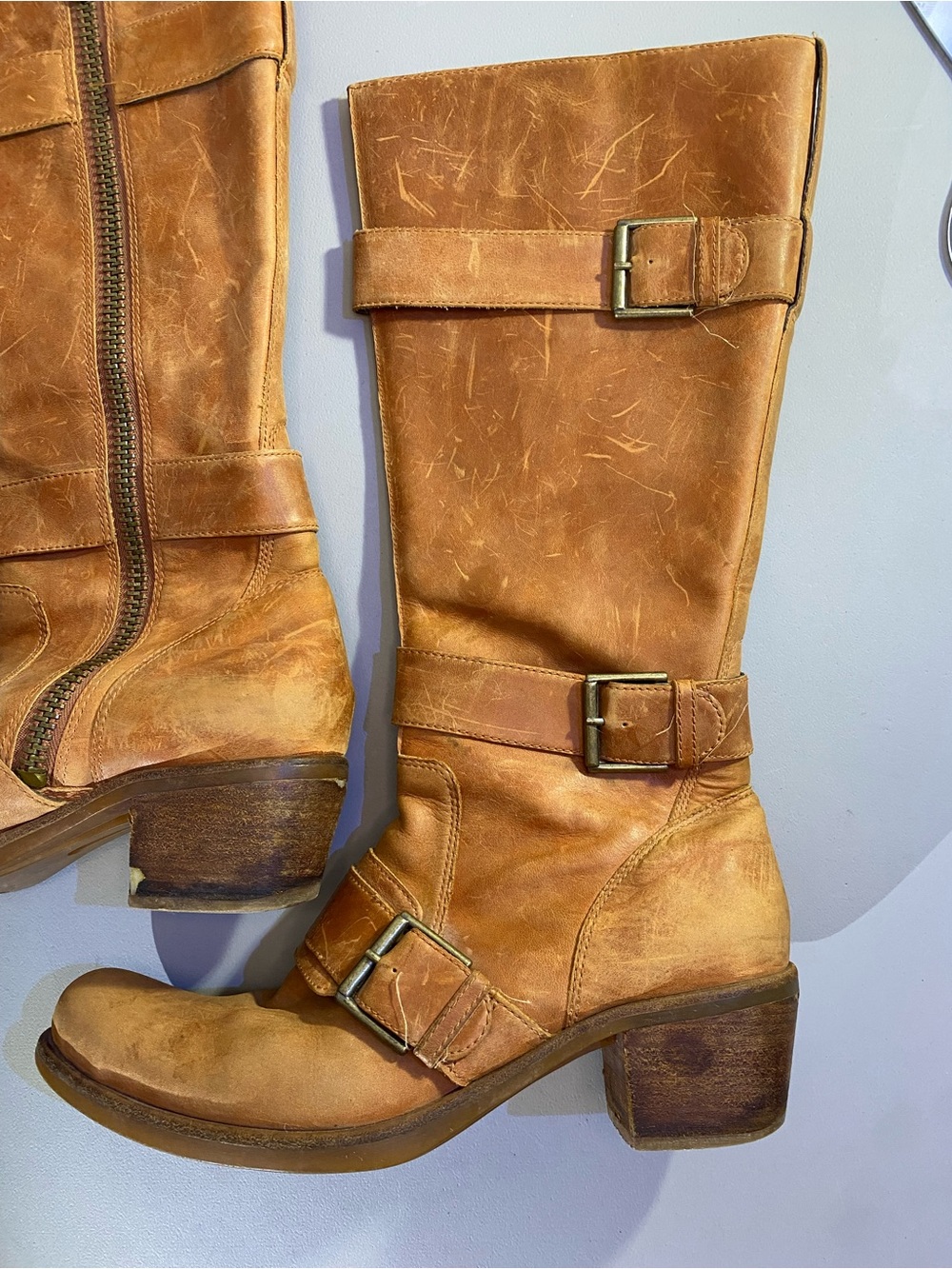Cole Haan G Series Flagstaff High Boot Tan Cognac Size 8B
